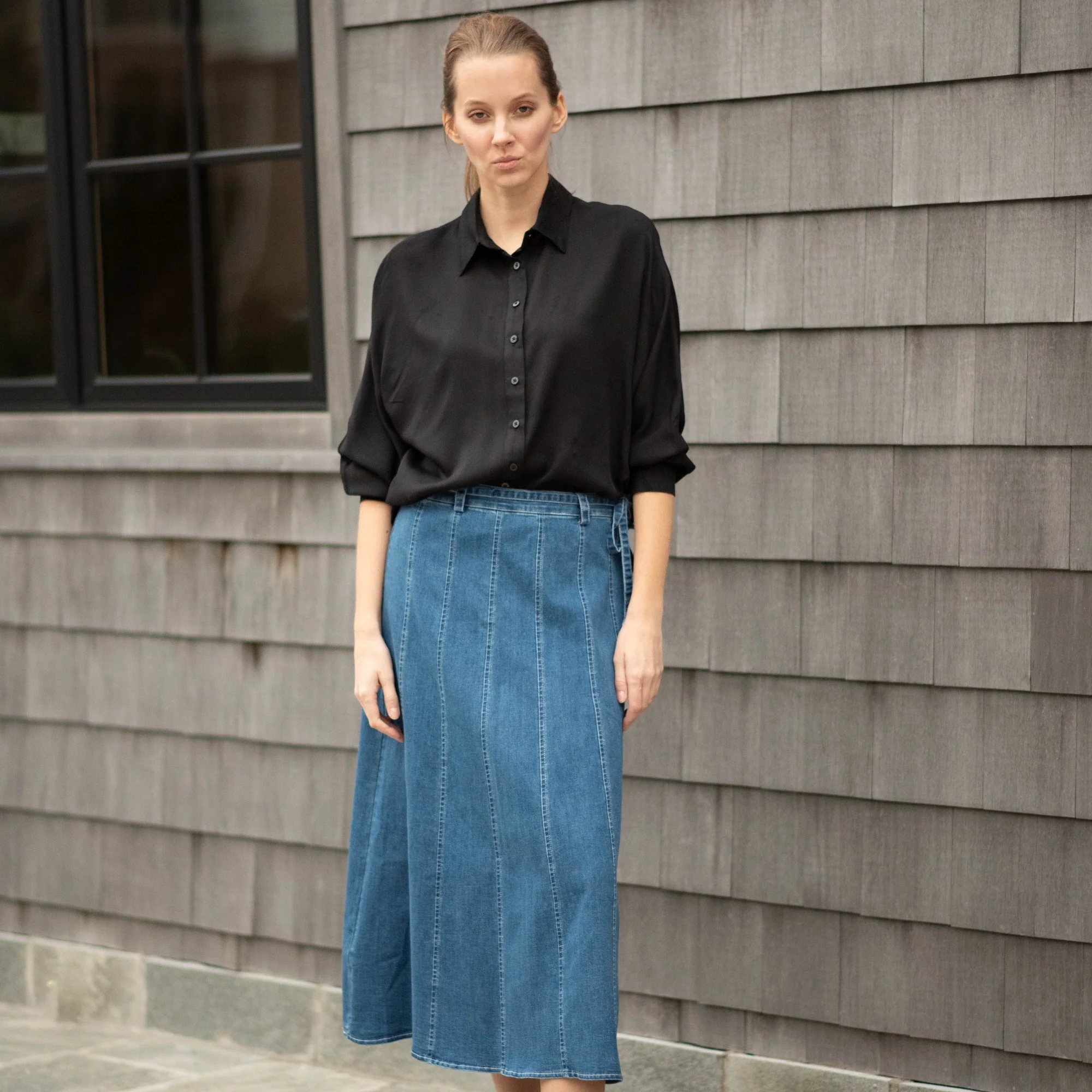 Button Blouse | Black [Final Sale] - Image 3