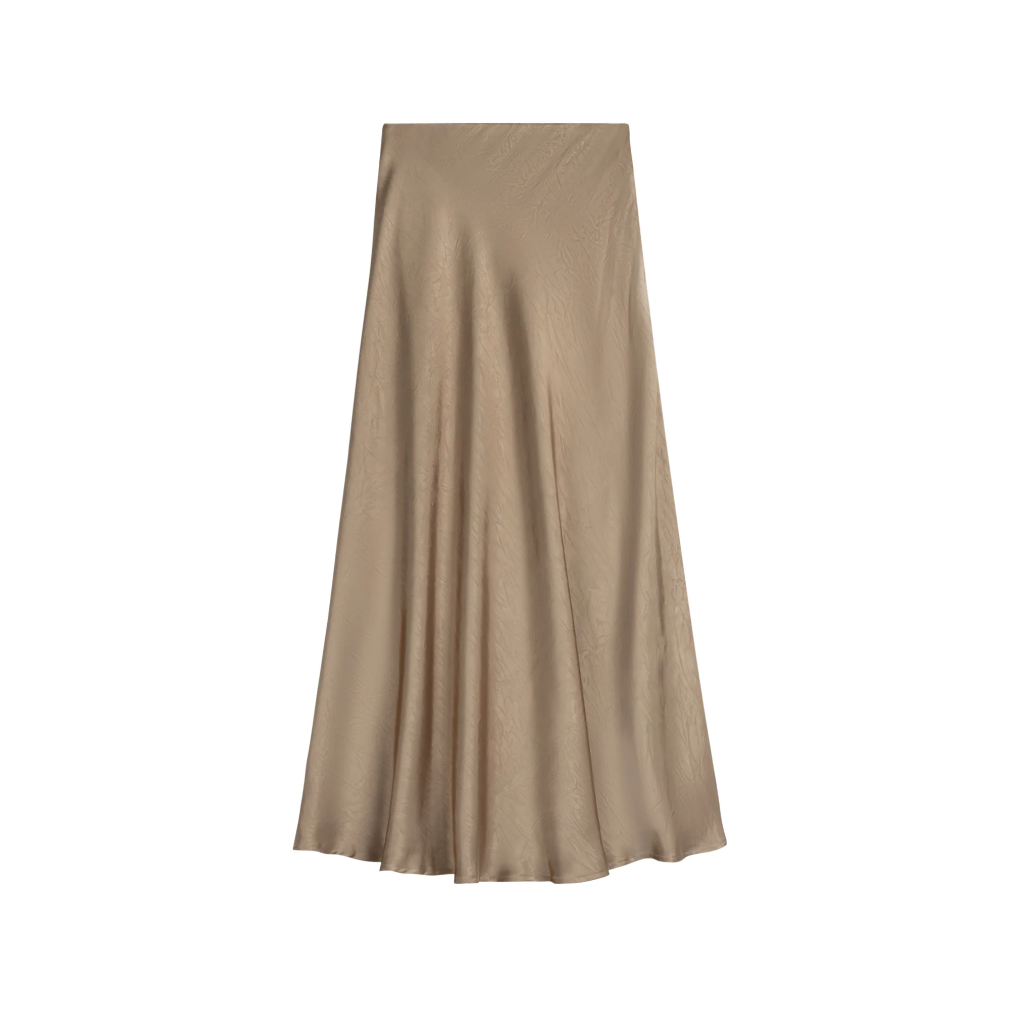 Crinkle Slip Skirt | Camel [Final Sale] - Image 5