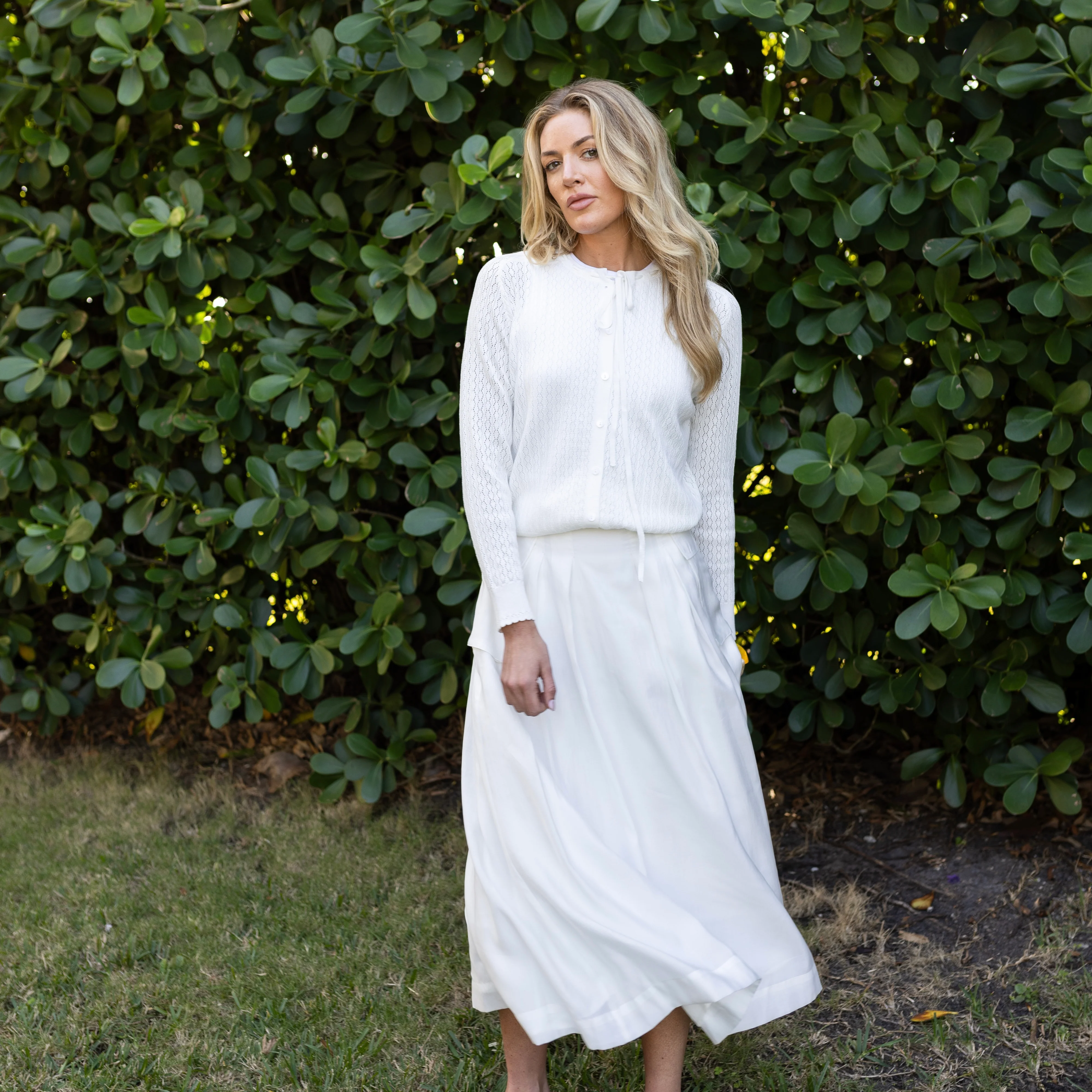 Lete Maxi Skirt | White [Final Sale] - Image 4