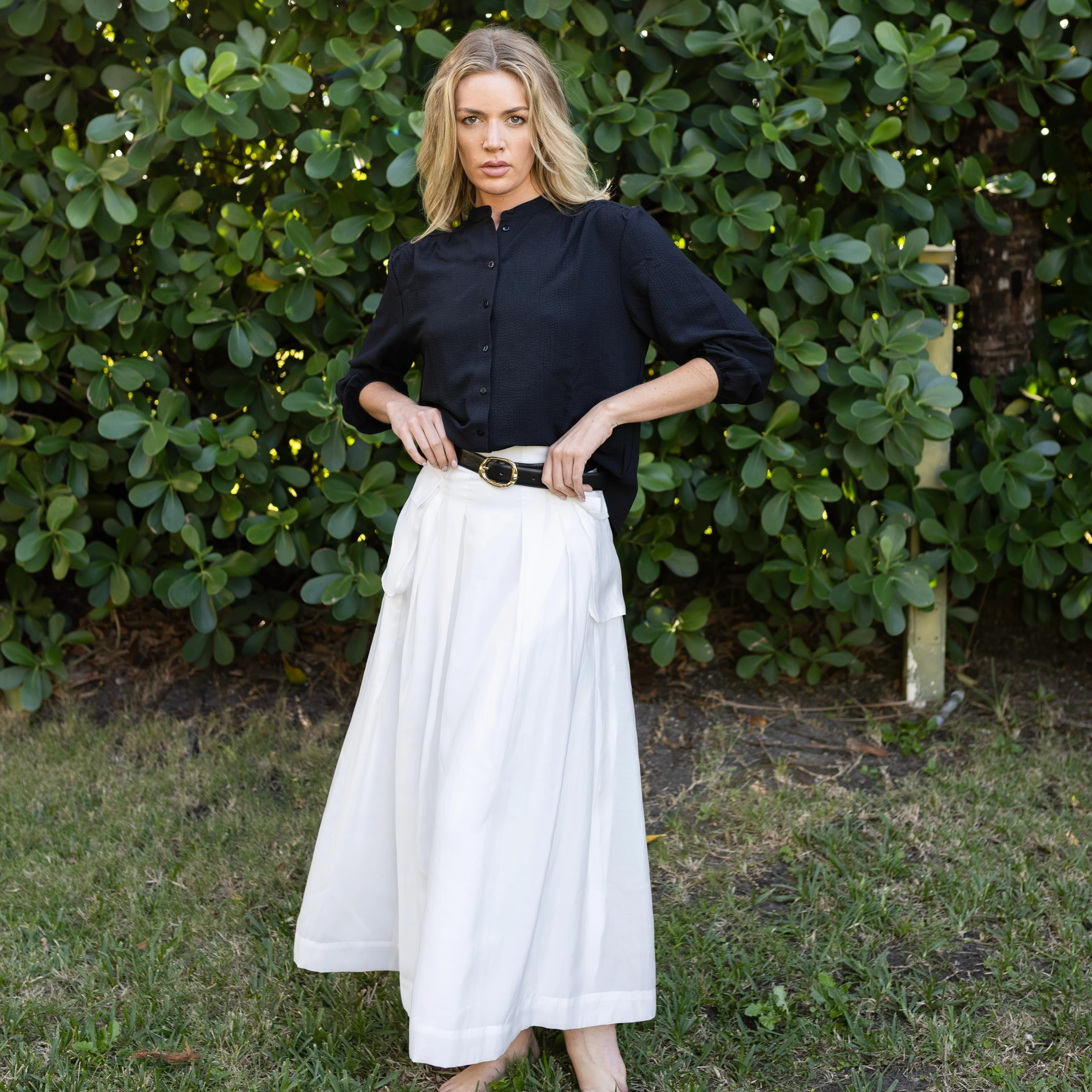 Lete Maxi Skirt | White [Final Sale] - Image 7