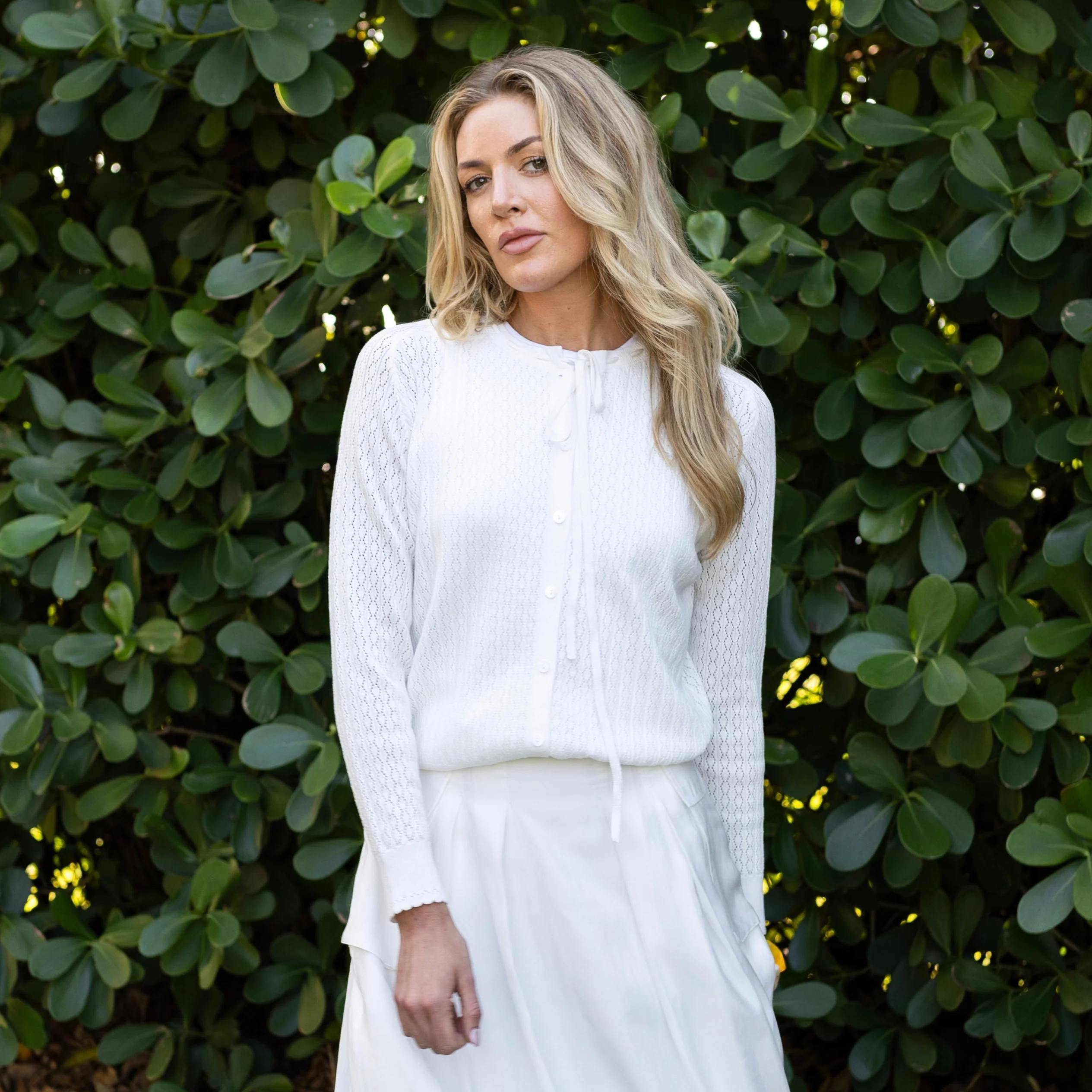 Crochet Cardi | White [Final Sale] - Image 2