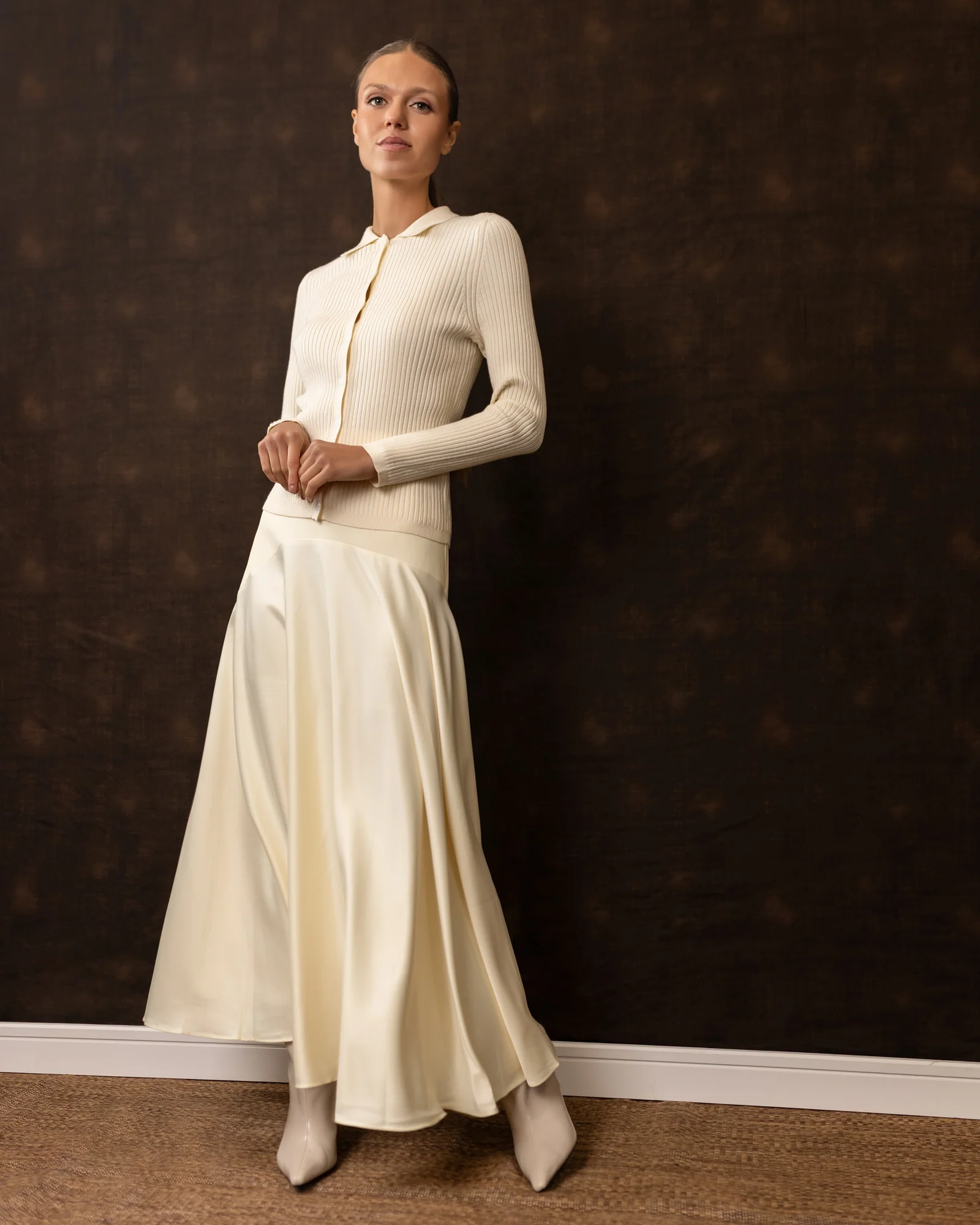 Cherie Skirt | Cream - Image 3