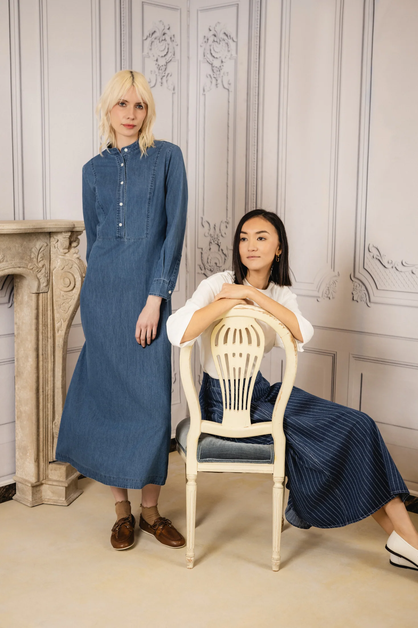 Denim Maxi dress | Blue - Image 4