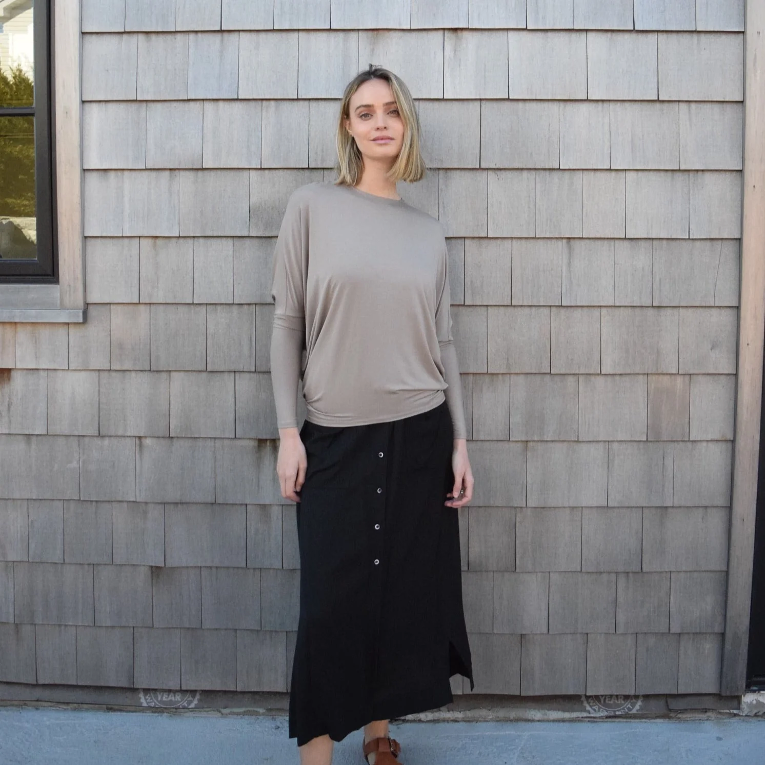 Dolman Tee | Taupe - Image 5