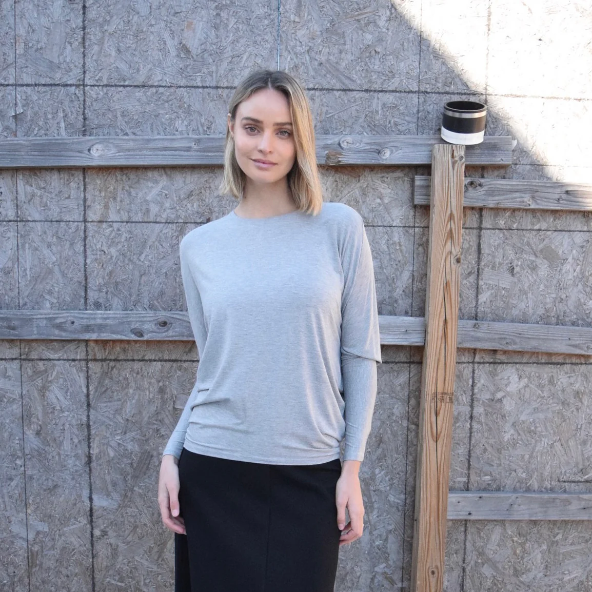 Dolman Tee | Heather Gray - Image 3