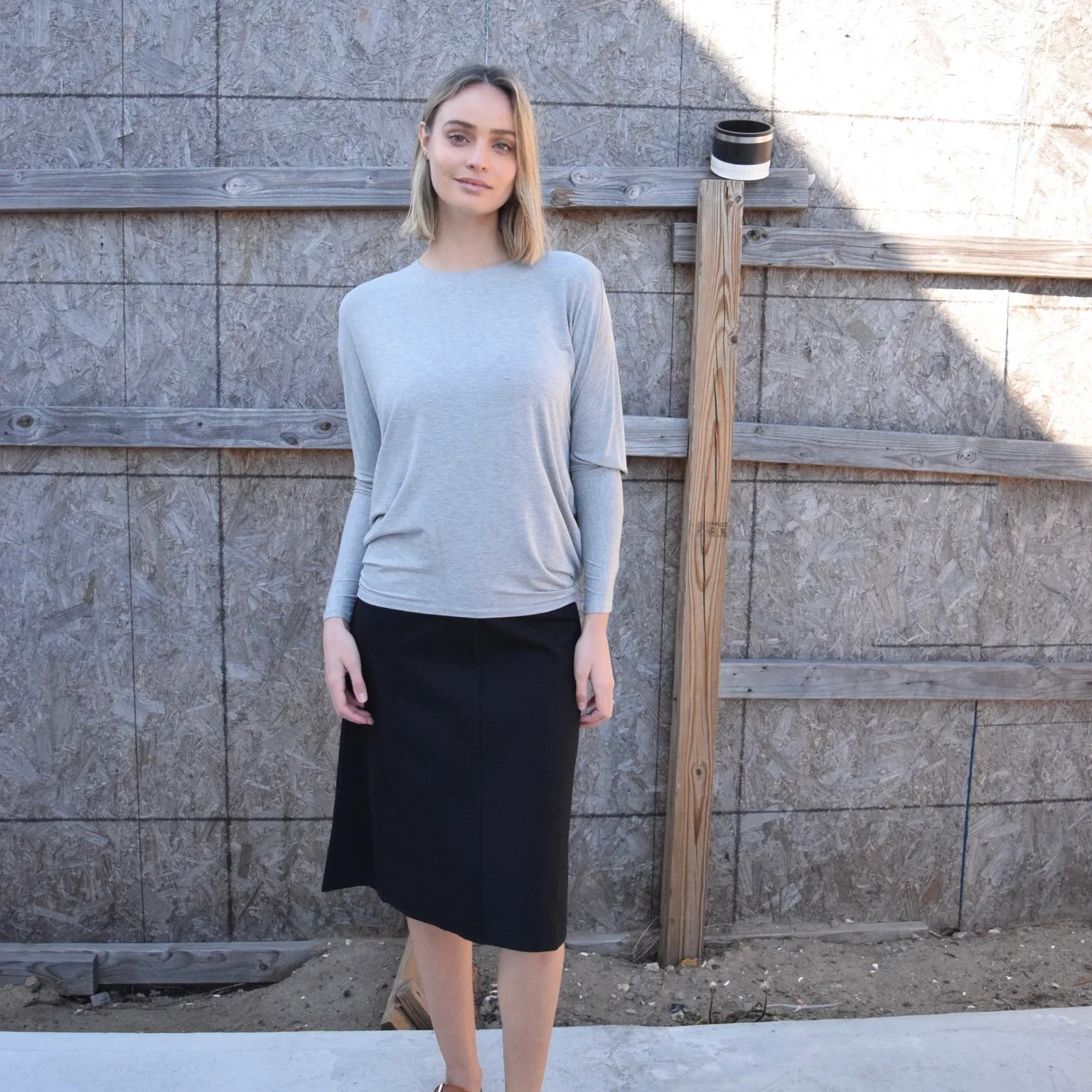 Dolman Tee | Heather Gray - Image 4