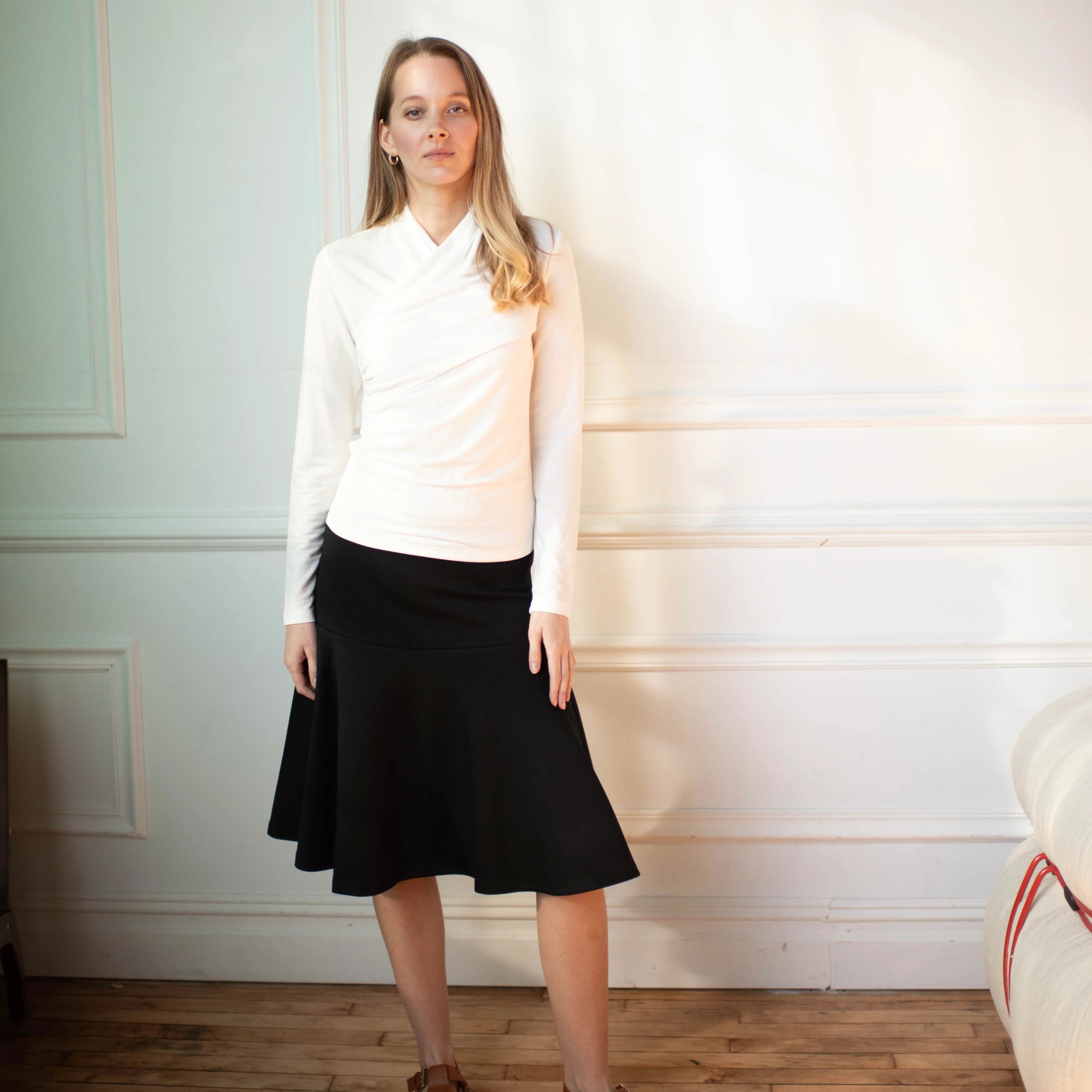 Evie Wrap Top | White [Final Sale] - Image 7