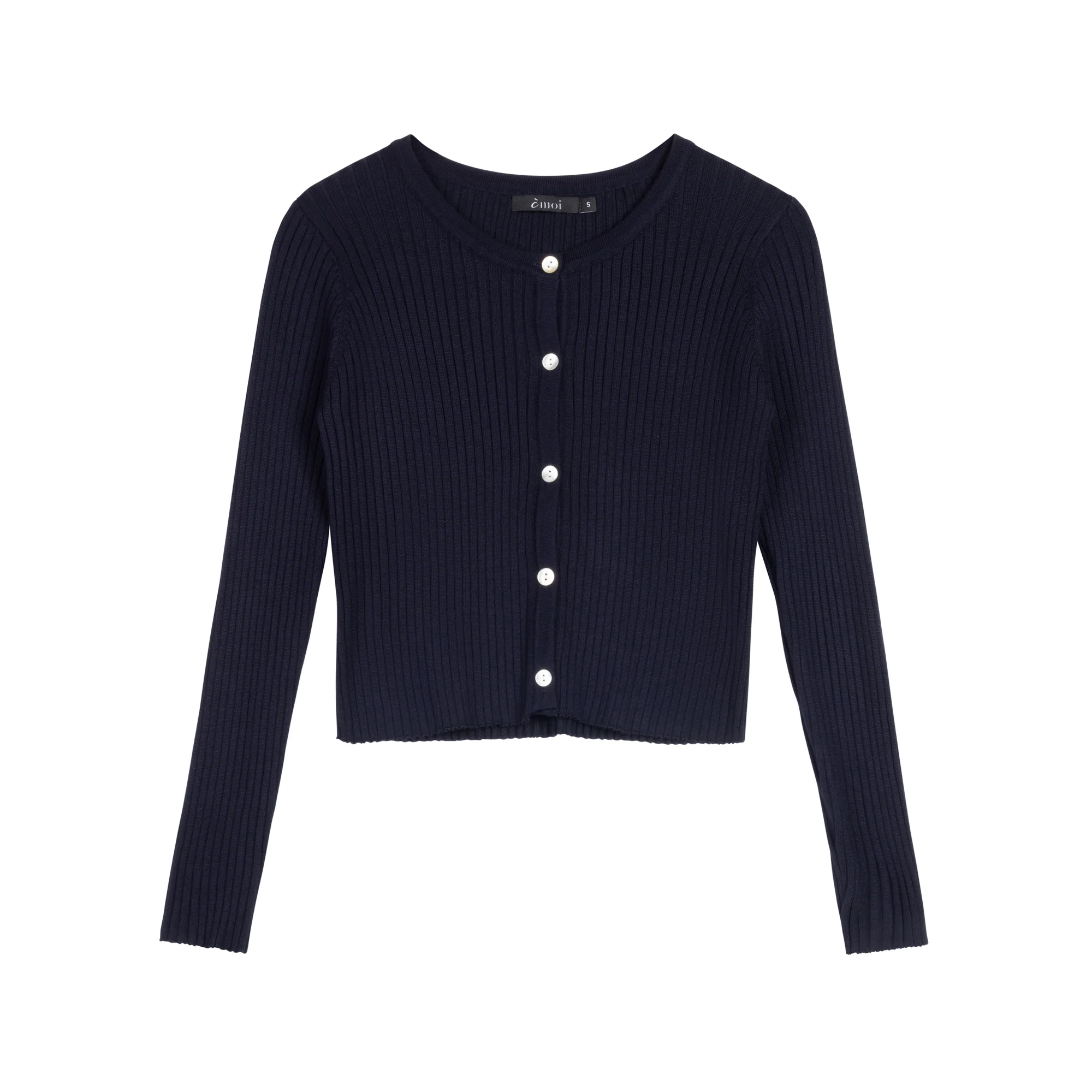 Knit Cardigan | Navy