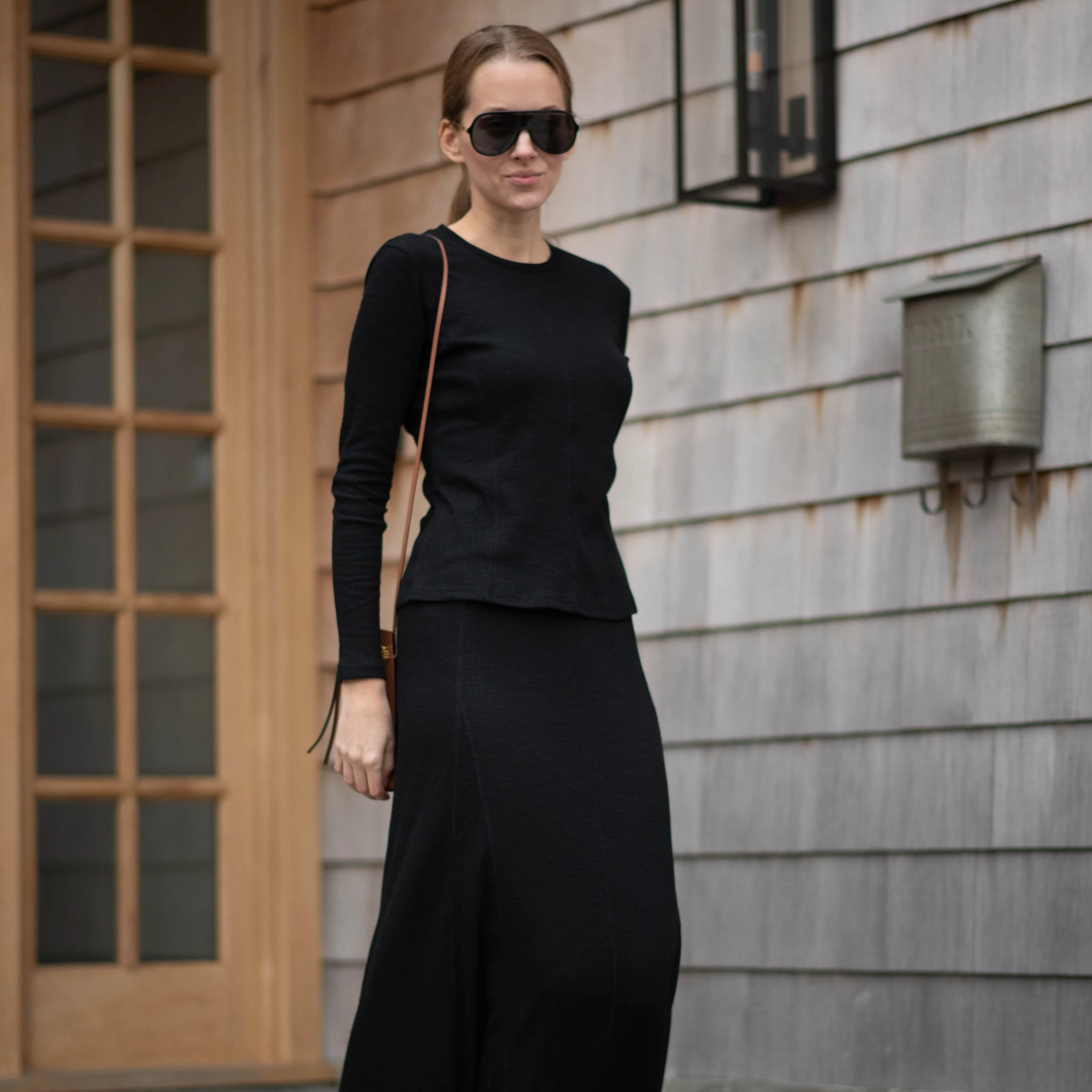Relaxed Rib Maxi | Black [Final Sale] - Image 5