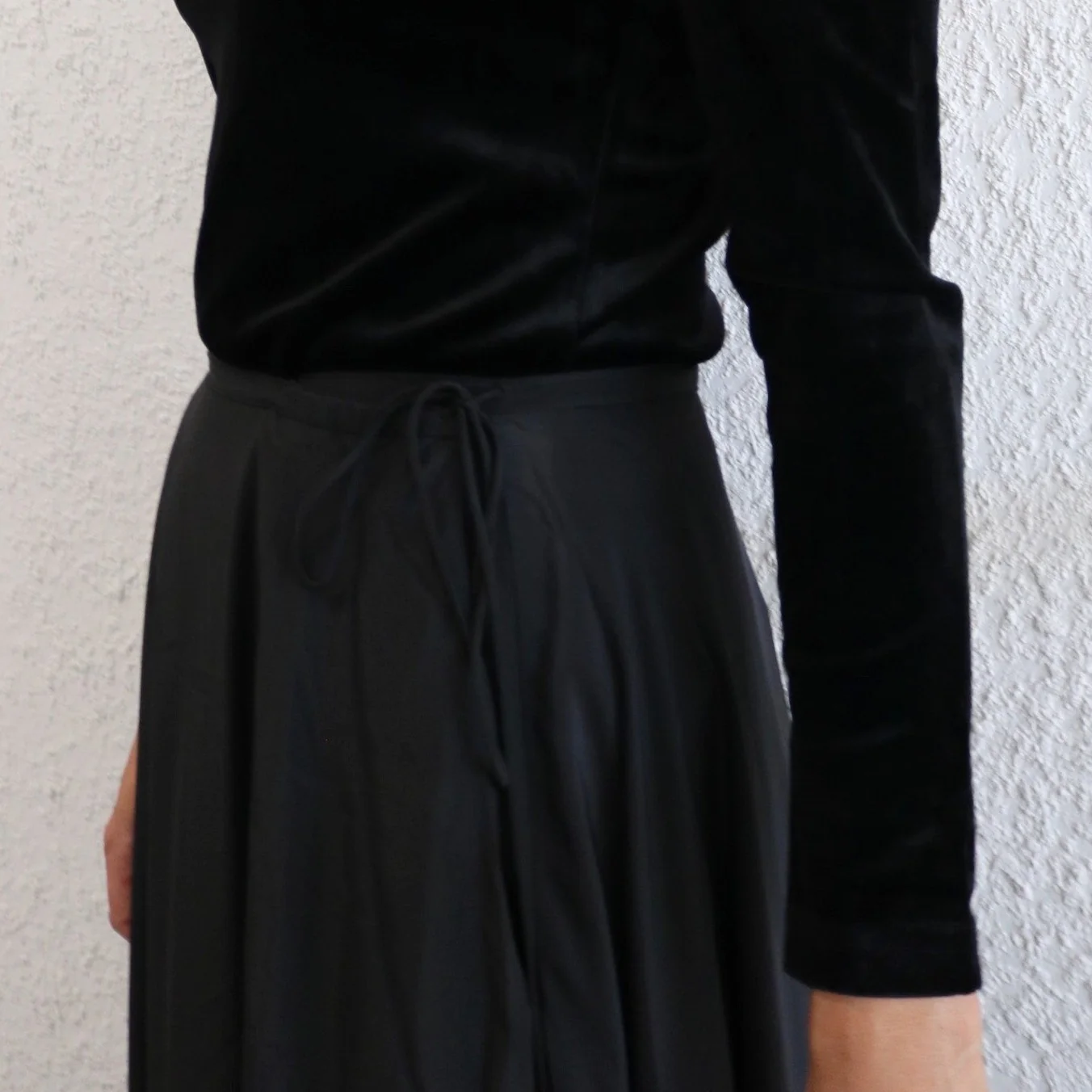 Tie Waist Skirt | Black [Final Sale] - Image 5