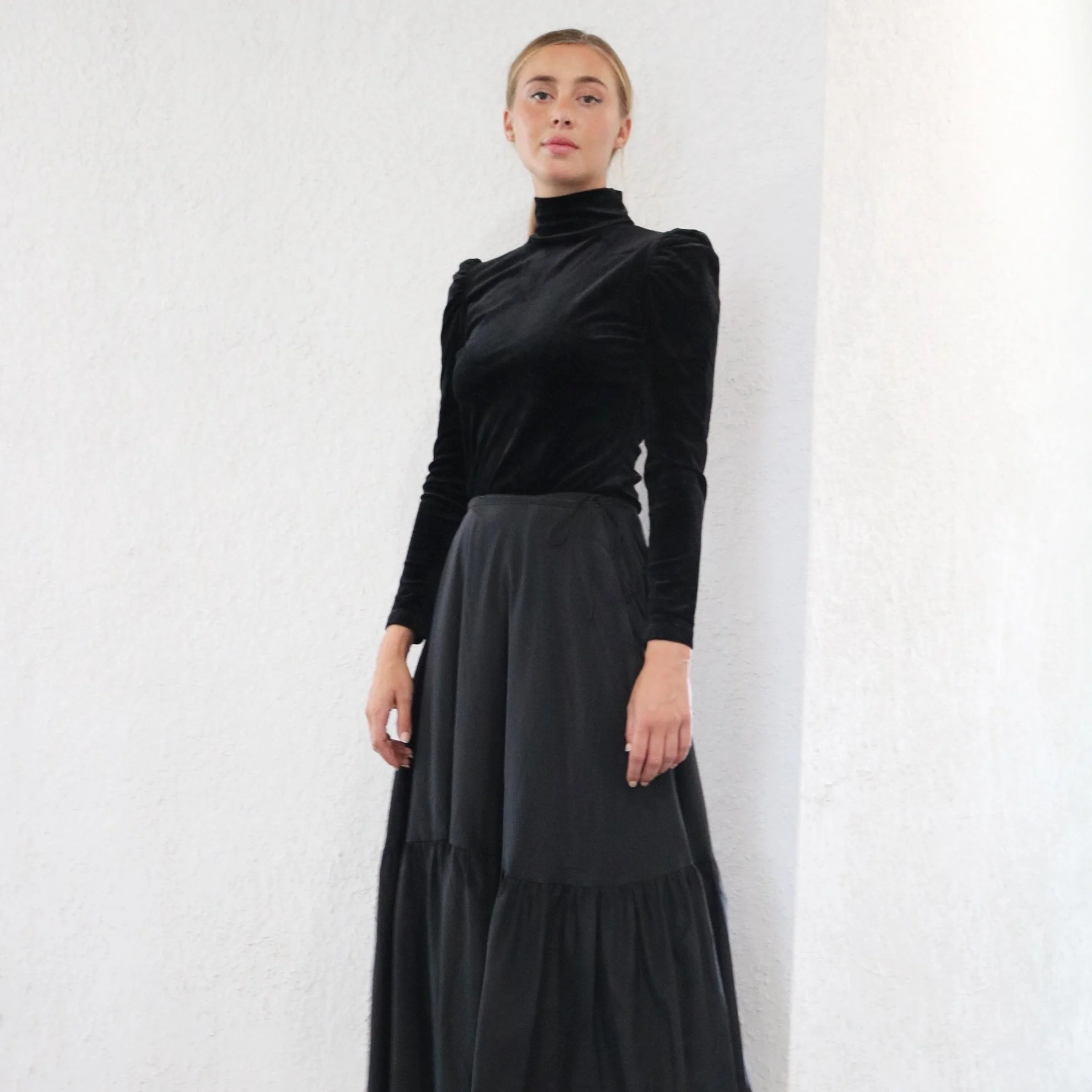 Tie Waist Skirt | Black [Final Sale] - Image 6