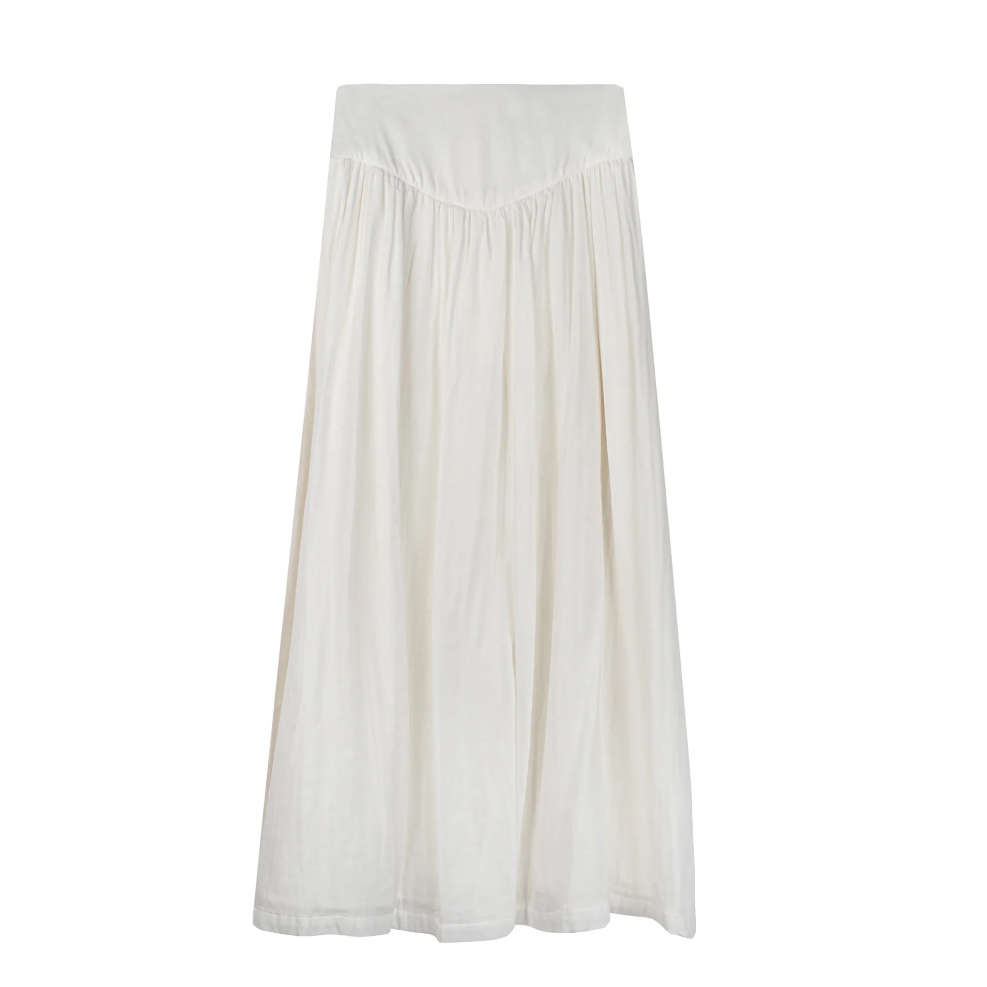 Yoke Linen Maxi | White [Final Sale] - Image 6